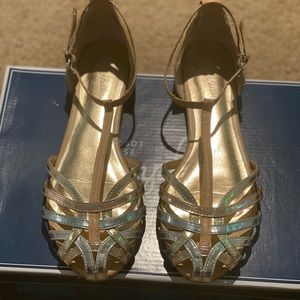Seychelles leather multicolored flat sandals